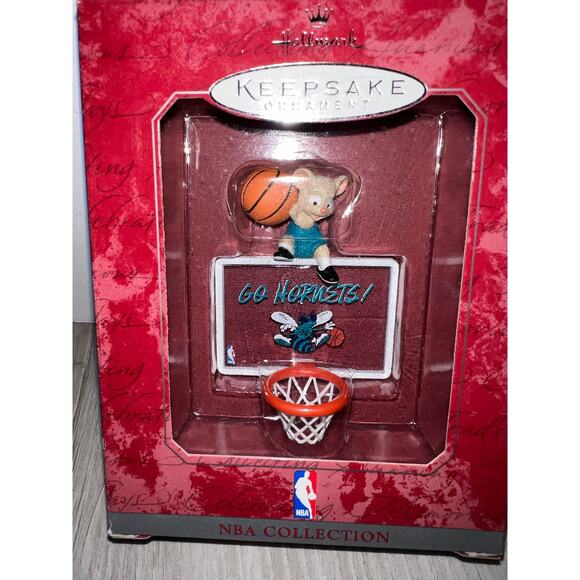 Hallmark Keepsake Ornament NBA Collection "Charlotte Hornets" - 1998 vintage - Picture 2 of 4